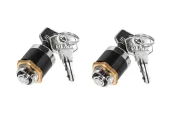 Set di 2 serrature integrate per borse laterali Touratech con pannello di aggancio ZEGA