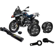 Kit fari ausiliari a LED DENALI D3 per BMW R1250GS/Adventure/RT/R/RS, R1200GS/Adventure/RT/R/RS (LC) (montaggio su barra paramotore)