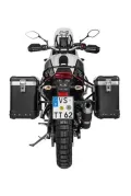 Sistema di valigie ZEGA Pro per Yamaha Tenere 700 / World Raid volume 31/38, colore portavaligie argento, colore alluminio naturale