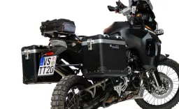 Sistema di borse laterali in alluminio ZEGA Pro per moto BMW F800GS/ F700GS/ F650GS (doppie)