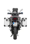Sistema di valigie ZEGA Evo per Honda CRF1000L Africa Twin (2015-2017) Volume 38/45, Colore portavaligie argento, Colore And-S