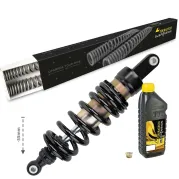Kit di abbassamento sospensioni Touratech (-55 mm) con molle forcella e ammortizzatore E1 per BMW G310GS (2017-2024)