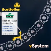 Sistema di lubrificazione catena Scottoiler vSystem per BMW F650GS / F700GS / F800GS (2008-2016)
