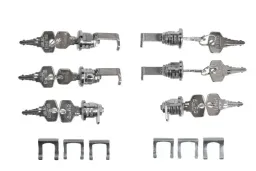 Set serratura ZEGA Evo per 2 valigie