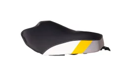 Sella comfort "Style giallo grigio" Fresh Touch, per pilota, riscaldata per BMW R1300GS