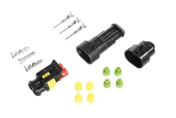 Connettore Superseal a 2 poli - set comprensivo di tappo di chiusura
