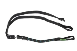 Cinghie regolabili Rokstraps Strap It™ per moto *nero-blu/verde* 45 - 150 cm 2 pezzi con passanti