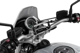 Adattatore per montaggio GPS, morsetto per manubrio, regolabile, viti M8x30, ad esempio per Honda, Triumph