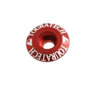 Tappo terminale M6 anodizzato rosso