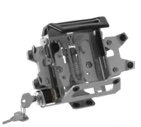 Supporto per manubrio per Garmin Montana/BMW Navigator Adventure *bloccabile* *alluminio anodizzato, finitura naturale*