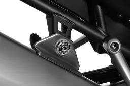 Tappo di copertura per il montaggio del silenziatore di scarico, anodizzato nero, per Triumph Tiger 800/ 800XC/ 800XCx/ Explorer/ 1200