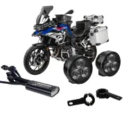 LED-Zusatzscheinwerferset DENALI D3 für BMW F900GS,F800GS (2022-),F850GS,F750GS,RnineT,R18,S1000XR,K1600 (Sturzbügelmontage)
