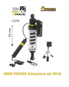 Molla di abbassamento sospensione Touratech -25mm per BMW F850GS Adventure (2018-2023) DDA / Plug &amp; Travel