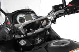 Lenkererhöhung 30 mm Typ3, schwarz, für Suzuki DL 650/V-Strom 650/DL1000, KTM LC4