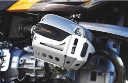Protezione cilindro / protezione coperchio valvole, in alluminio, design specifico per BMW R 850/1100/1150 GS