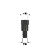 Adattatore per specchietti retrovisori da M10x1.25 a M8x1.25