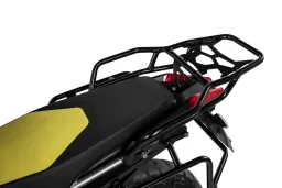 Motorrad Topcaseträger ZEGA / Gepäckbrücke schwarz für Aprilia Tuareg 660