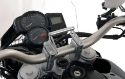 Adattatore di montaggio GPS per BMW F650GS (Twin)/F700GS/F800GS/F800GS Adventure su morsetto manubrio / supporto GPS / supporto per dispositivo di navigazione