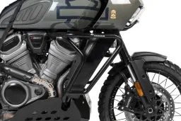 Barre paramotore in acciaio inox, nere, per Harley-Davidson RA1250 Pan America