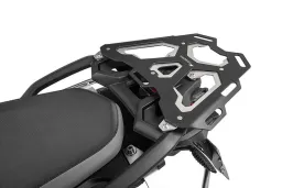 Portapacchi per moto, in alluminio, nero, per BMW F850GS / F750GS